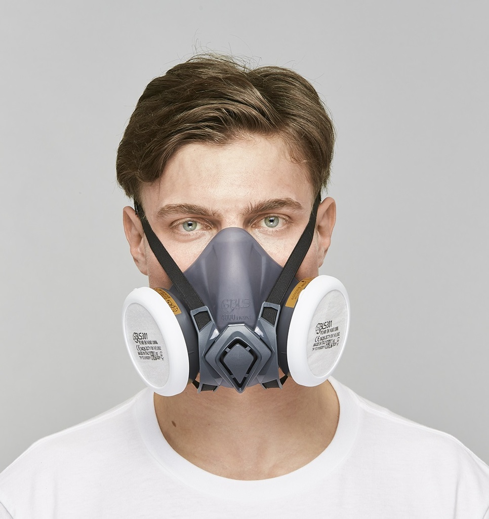 MEDIA MASCARA BLS 4000 NEXT R M/L CAUCHO