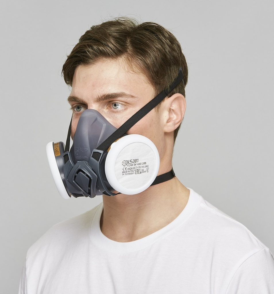 MEDIA MASCARA BLS 4000 NEXT R S/M CAUCHO