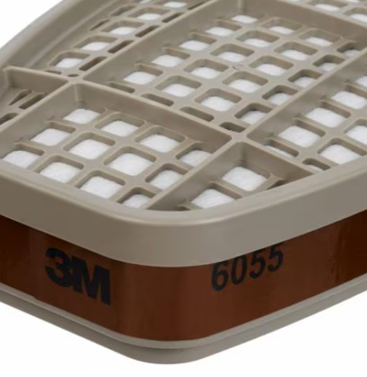 FILTRO 3M 6055 PARA GASES Y VAPORES A2 (2 UNDS)