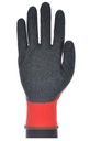 GUANTES DE POLIESTER ROJO SIN COSTURA