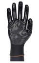 GUANTES POLIESTER NEGRO SIN COSTURAS NITRILO NEGRO