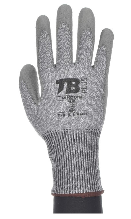 GUANTES DE FIBRA HPPE GRIS SIN COSTURA