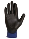 GUANTE NYLON AZUL/NEGRO NL00