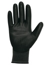 GUANTE NYLON POLIURETANO SIN COSTURAS NEGRO PU1400