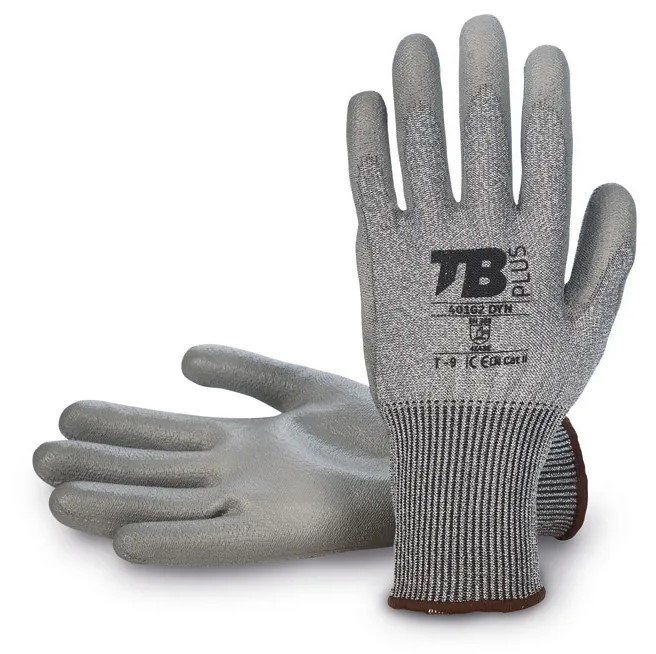 GUANTES DE FIBRA HPPE GRIS SIN COSTURA